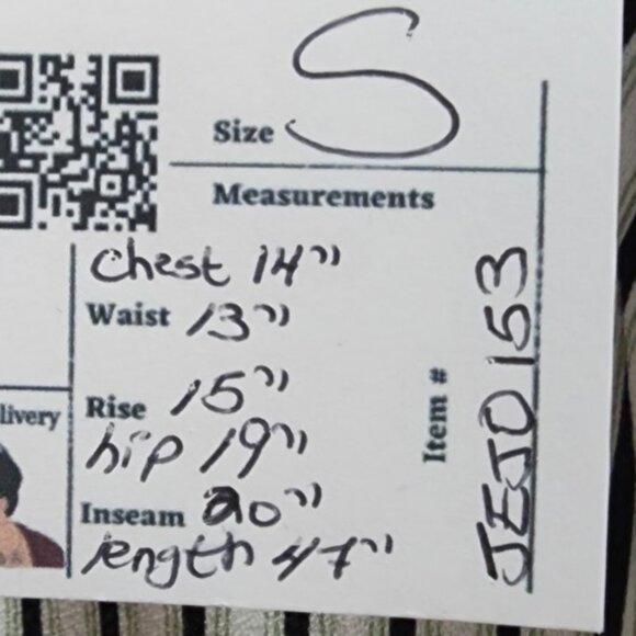 Salt Water Luxe White & Black Striped Cropped Jumpsuit Size S - Picture 12 of 12